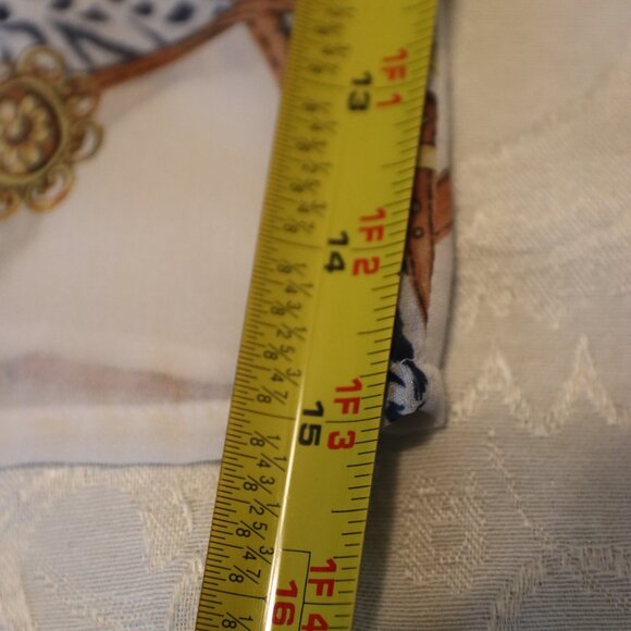 St John Sport Sheer Med Button Down Mob Wife Retro Glam Rock Equestrian - Picture 10 of 12